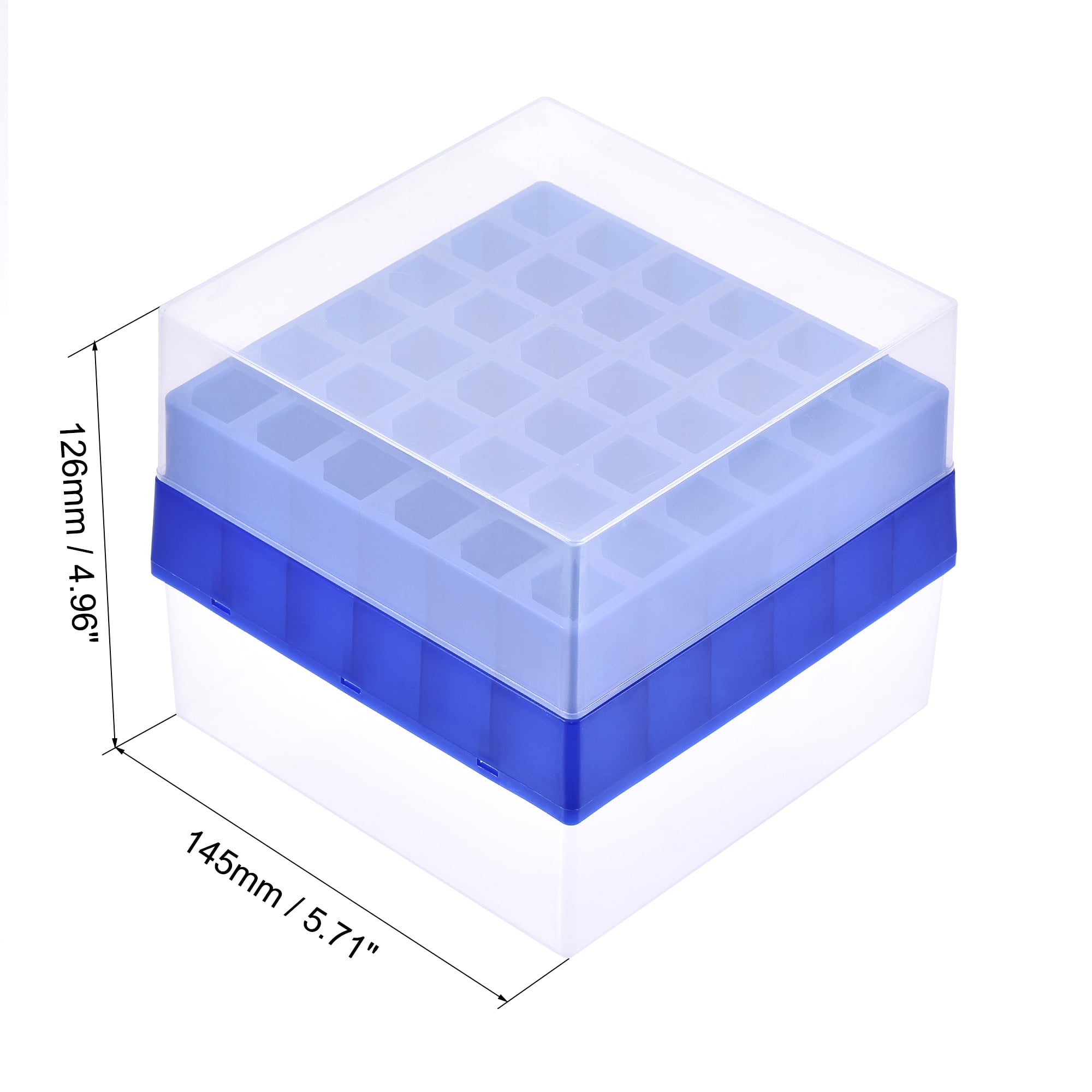 36-Place Polypropylene Box for 15 mL Tubes