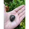 thumbnail image 4 of Bloodstone Tumbled Stones, 0.75-1 Inch Tumbled Bloodstone Stone, 4 of 9