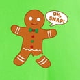 thumbnail image 3 of CafePress - Oh Snap Gingerbread Man Light T Shirt - Light T-Shirt - CP, 3 of 4
