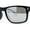 Black - Silver Mirror, variant on Locs Color Mirror Sport Rectangle Horn Rim Gangster Sunglasses Silver Mirror