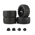 thumbnail image 2 of 4pcs 12mm Hex Hub Beadlock Llantas Neumáticos para 1/10 Axial Hsp RC Off-Road Car Ehuebsd libre de BPA, 2 of 9