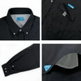 thumbnail image 3 of Tuna Men's Fishing Long Sleeve Button Down UPF 50+ Sun Protection Soild Waterproof Fast Dry Shirts (Black 9# XL), 3 of 5