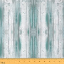 Homewish Abstract Geometric Art Fabric by the Yard 1 Yard,Minimalist Aesthetic Graffiti Home Decor Fabric by the Yard,Cyan Gray Ombre Sewing Fabric For Teens,Super Cozy Room Decor