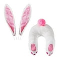 thumbnail image 3 of jifeng Easter Door Decoration Bunny Garland, DIY Rabbit with Ears, Wall Hanging Cartoon Pink plaid, 3 of 9