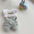 thumbnail image 3 of Ropa y accesorios para minimuñecos de peluche de 17 cm para ídolos de Corea del Kpop Exo Labubu, sombrero, camiseta y pantalones, conjunto de ropa de regalo, 3 of 5