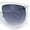 Clear - Smoke, variant on Classic Oversized Flat Top Oversized Thin Plastic Racer Fashion Sunglasses Black - Smoke