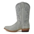 thumbnail image 1 of Zapatos de cabeza redonda con tacón grueso, retro, bordados, talla grande, botas para hombre, 1 of 5