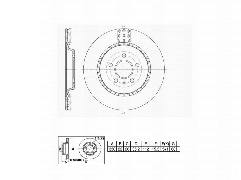 Winstop Brake Rotor, Rear WS249054, Audi A4 Quattro 2023-2017