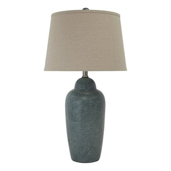 Ashley Furniture Lampe de Table en Céramique Saher en Vert