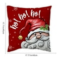 thumbnail image 5 of Christmas Decorations Pillow Covers Christmas Pillowcase Bedroom Sofa Cushion Pillow Cover for Holiday Party Supplies 18x18", 5 of 7