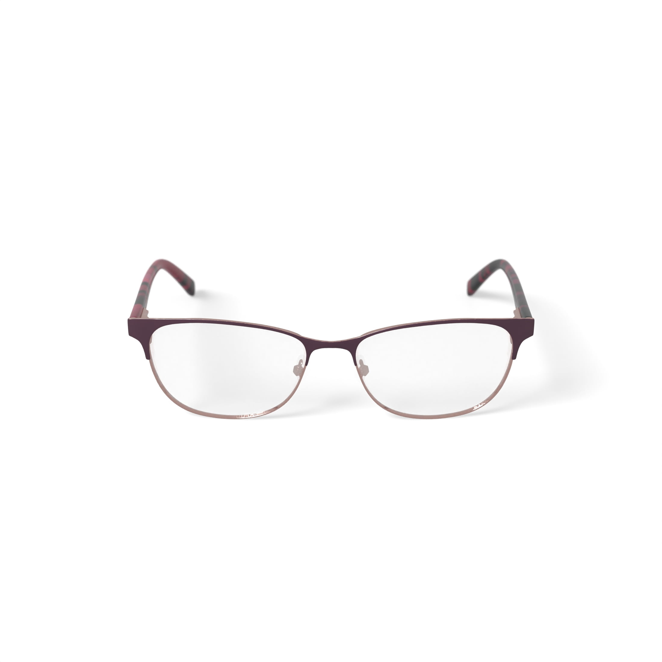 Walmart Women's MK10412 Browline Prescription Eyeglasses with Case, Pink