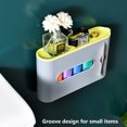 thumbnail image 3 of Boîte de Rangement Gadget de Cuisine Montage Mural Finition Soignée Commodité Support de Sac à Déchets Porteur Style Simple Durable Blanc, 3 of 9