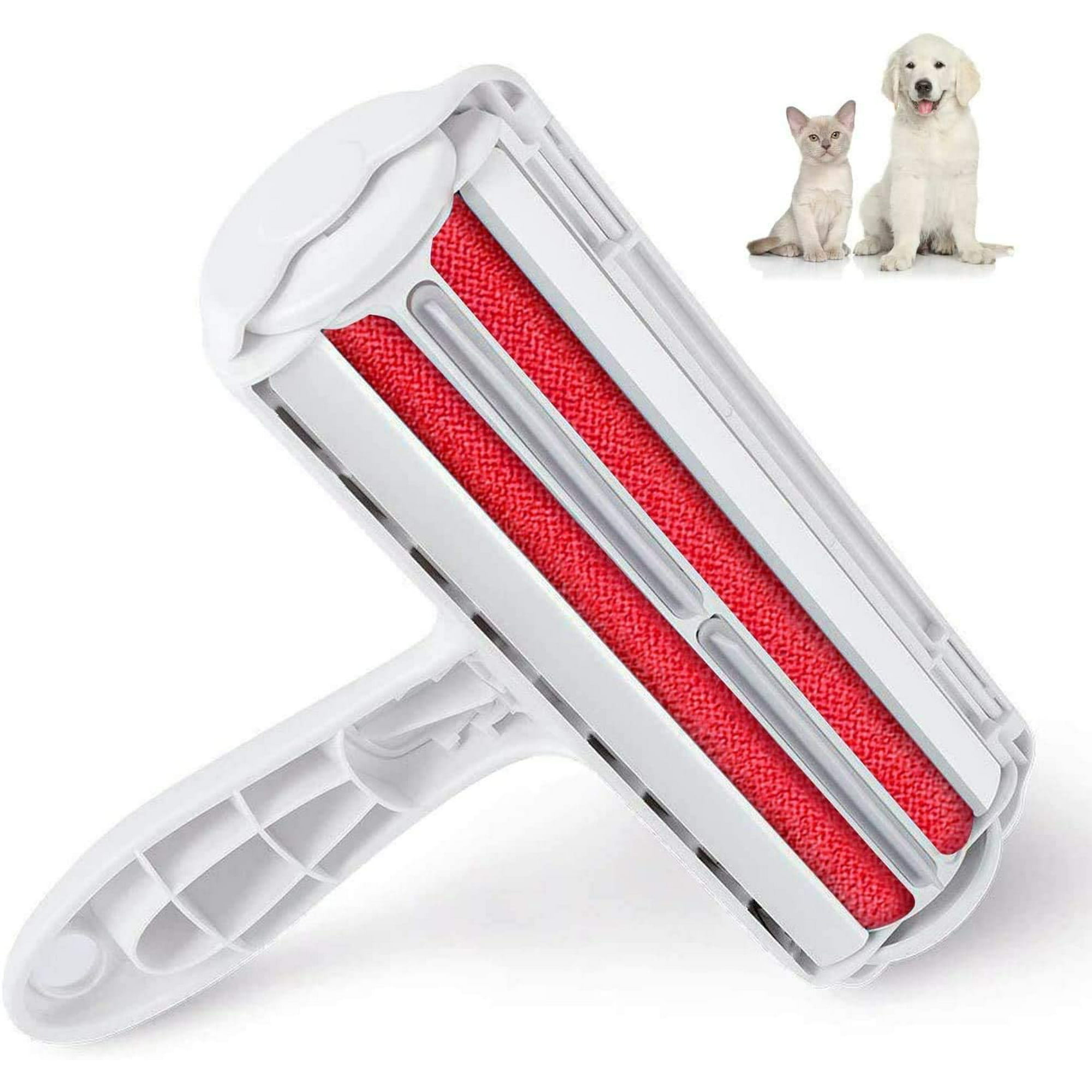Pet hair removal roller cat and dog hair removal roller, double-sided brush  roller, self-cleaning, reusable Pet hair stick roller red, earless |  Walmart Canada
