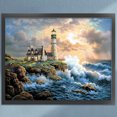 thumbnail image 3 of Punto Cruz 11CT Faro Costero Contado Bordado DIY Kits Costura, 3 of 9