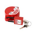 thumbnail image 4 of 1 Boîte de Serrure de Valve en Plastique Cadenas Rond avec Clé Poignées en ABS Rouges Ensemble d'Outils Mécaniques Produits Anti-Vol Sûrs pour Boîte Électrique GV-02, 4 of 6