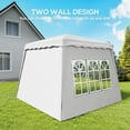 thumbnail image 4 of Outsunny 8' x 8' Pop Up Canopy Tent with Carry Bag and Slant Legs, UV50+, 4 of 10