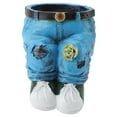 thumbnail image 2 of Pantalones Jardinería Maceta Adorno, Pantalones Resistentes Macetero De Flores Resina Versátil Elegante Artesanía Delicada Para Césped, 2 of 7