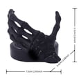 thumbnail image 3 of Gothic Skeleton Hand Candle Holder for Halloween Witchy Home and Resin Tabletop Ornament, 3 of 7