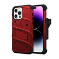 thumbnail image 2 of ZIZO BOLT Bundle for iPhone 14 Pro Max (6.7) Case with Screen Protector Kickstand Holster Lanyard - Red, 2 of 6