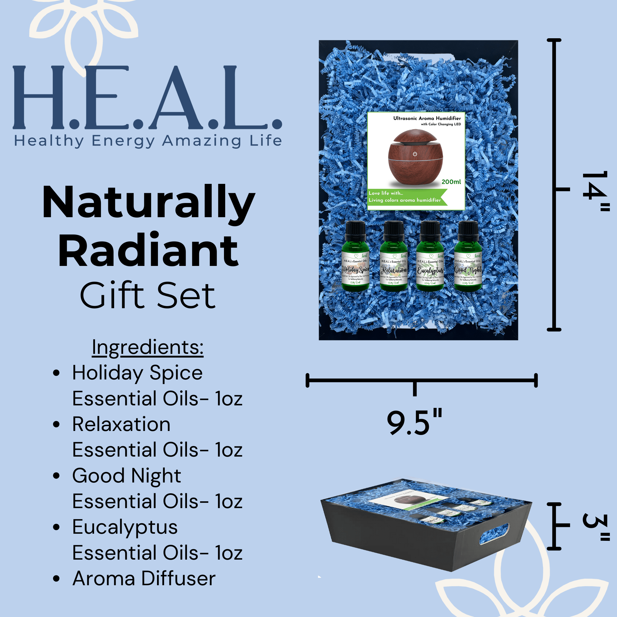 H.E.A.L.'s Nature's Essentials Gift Set