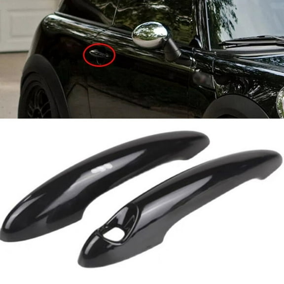 Glossy Black Door Handle Covers For MINI for Cooper S R50 R52 R55 R56 R59 R61