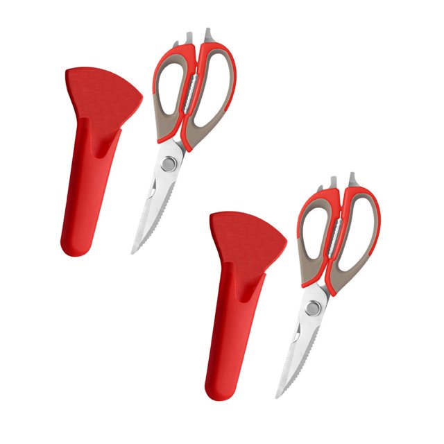 Kitchen Shears Ultra Sharp Stainless Steel Multifunctional Stainless Steel Kitchen Detachable Shears Heavy Duty Meat Scissors Chicken Poultry Fish Herbs Food Scissors