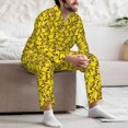 thumbnail image 7 of Susaid Skateboard Print Men's Long Sleeve Pajama Set, Two-Piece Button-Down Loungewear PJs Set, Comfortable Sleepwear for Relaxation-Small, 7 of 7