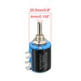 thumbnail image 2 of Unique Bargains 2.2K Ohm Adjustable Resistors Wire Wound Multi Turn Precision Potentiometer Pots w Knob 2pcs, 2 of 4