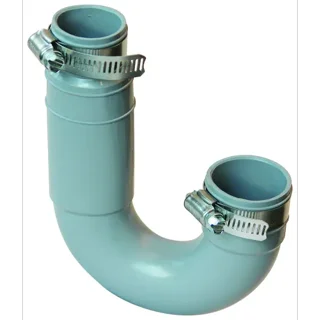 Flexible 1-1/2 P-Trap Pipe Expandable Drain Sink Tube for Restaurant &  Kitchens 