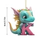 thumbnail image 3 of Christmas Acrylic 26 Letter Dinosaur Pendant Letter Dinosaur Party Decoration Pendant, 3 of 4