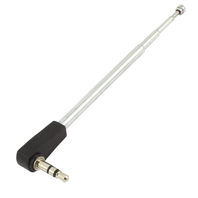 3.5mm Mâle 4 Sections Télescope Radio FM Antenne 23cm de Long pour Cellulaire