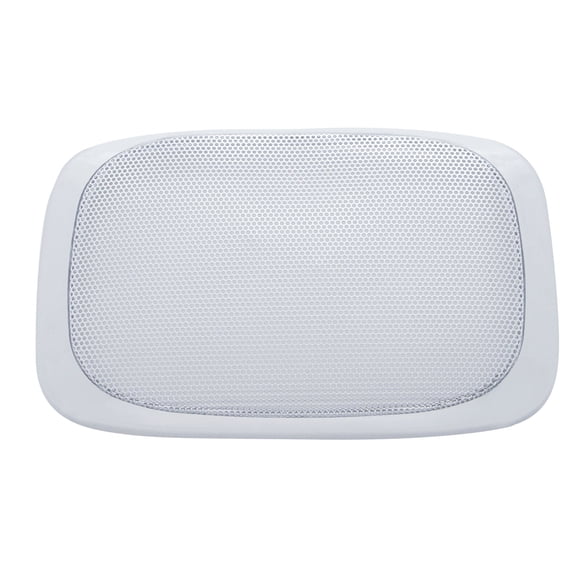 Chrome Rectangular Speaker Cover Peterbilt 389 2008-21, 388 2008-14, 335 2006-14