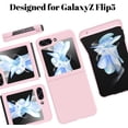 thumbnail image 2 of Case for Samsung Galaxy Z Flip 5 5G 2023, Slim Fit Z Flip 5 Case for Women Girls, Ultra Thin Hard PC Back Anti-Scratch Full Protection Protective Cover for Galaxy Z Flip 5 2023 (Pink), 2 of 12