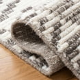 thumbnail image 6 of SAFAVIEH Kenya Lilly Diamond Wool Area Rug, Gray/Ivory, 6' x 9', 6 of 9