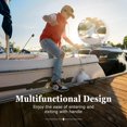 thumbnail image 4 of DL Fender Rod Holder For Boat Fenders - Effortless Fender Management With Versatile Boat Docking Tool - Multifunctional Fender Adjuster Holder Also Doubles as Boarding and Exiting Handle - White, 4 of 6