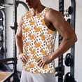 thumbnail image 5 of Fotbe Playful Squirrel Autumn Pattern Men's Quick Dry Workout Tank Top Gym Muscle Tee Fitness Bodybuilding Sleeveless T Shirt Breathable Workout Shirt-Small, 5 of 9