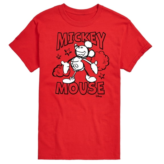 Disney - Mickey Mouse - Original Sketch - Men's Short Sleeve Graphic T-Shirt