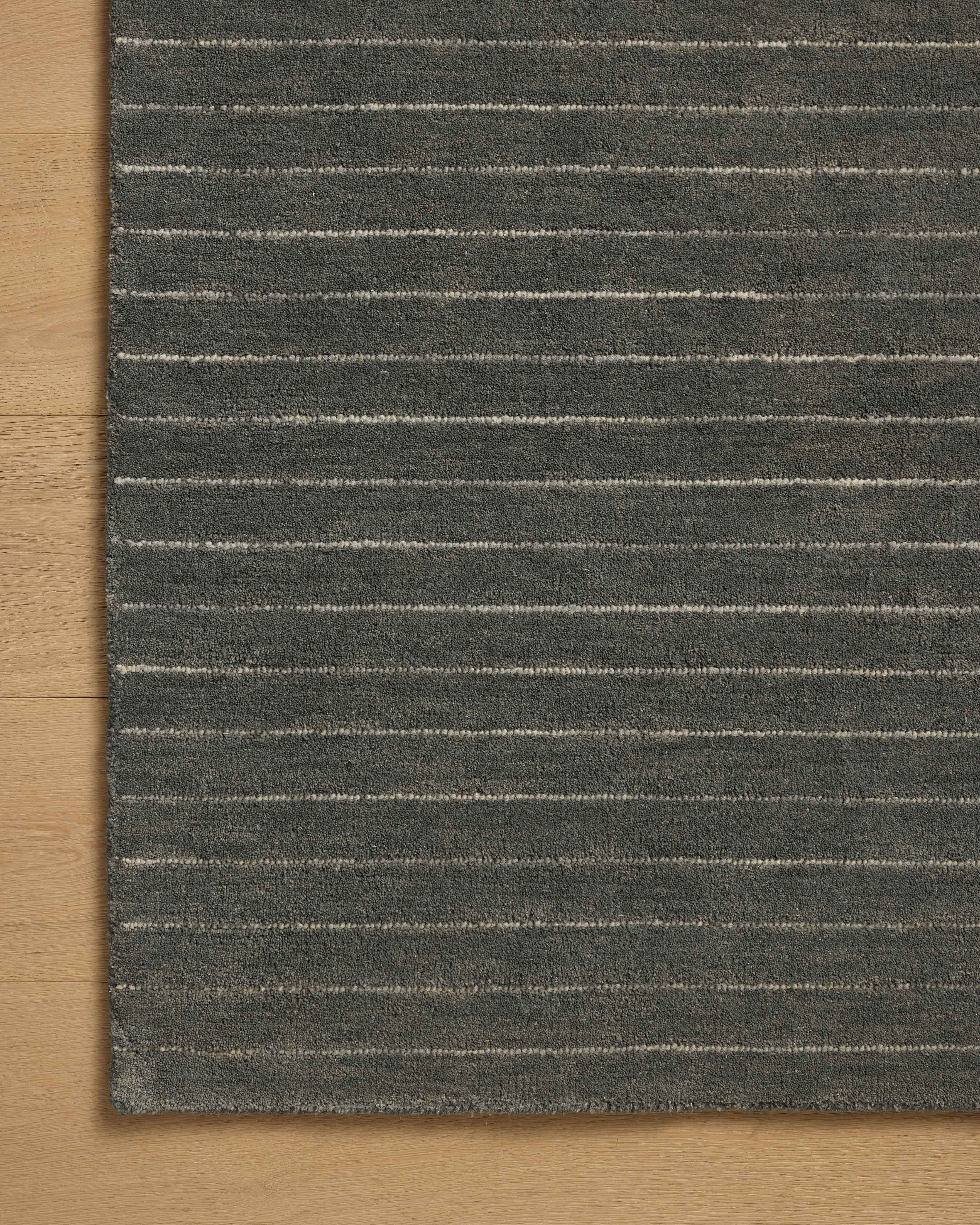 Chris Loves Julia x Loloi Henry Charcoal / Ivory 3'-6" x 5'-6" Accent Rug