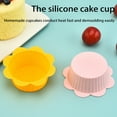 thumbnail image 7 of Ludlz 10Pcs Muffin Cups Food Grade Creative Shape Non-stick Flexible Oil-proof Decorative Silicone Greaseproof Baking Cups Cupcake Liners Kitchen Supplies, 7 of 7