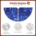 thumbnail image 5 of Bingfone Christmas Tree Skirt Mat Christmas Decoration Interior 36"-Blurred Star Snow Christmas, 5 of 8