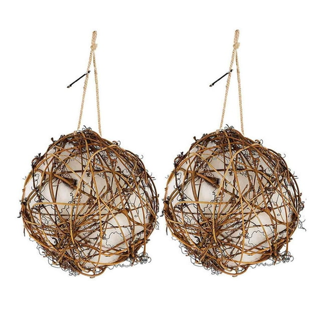 Materiales para casas de colibríes, bolas de algodón para mordisquear, bolas cepilladas, regalos para amantes de la naturaleza y la observación de aves.