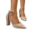 thumbnail image 6 of Women's Pointed Toe High Heels,Wedding Dress Shoes,Patent Leather Pumps,Cute Evening Stilettos, 6 of 7