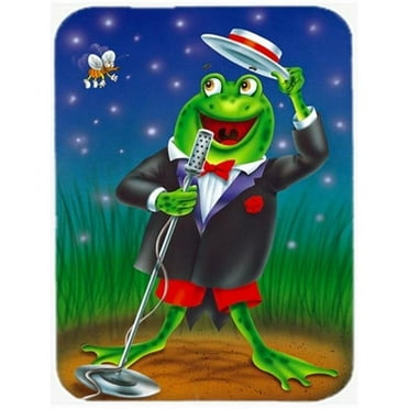 Frog Comedy Routine Glass Cutting Board - Large