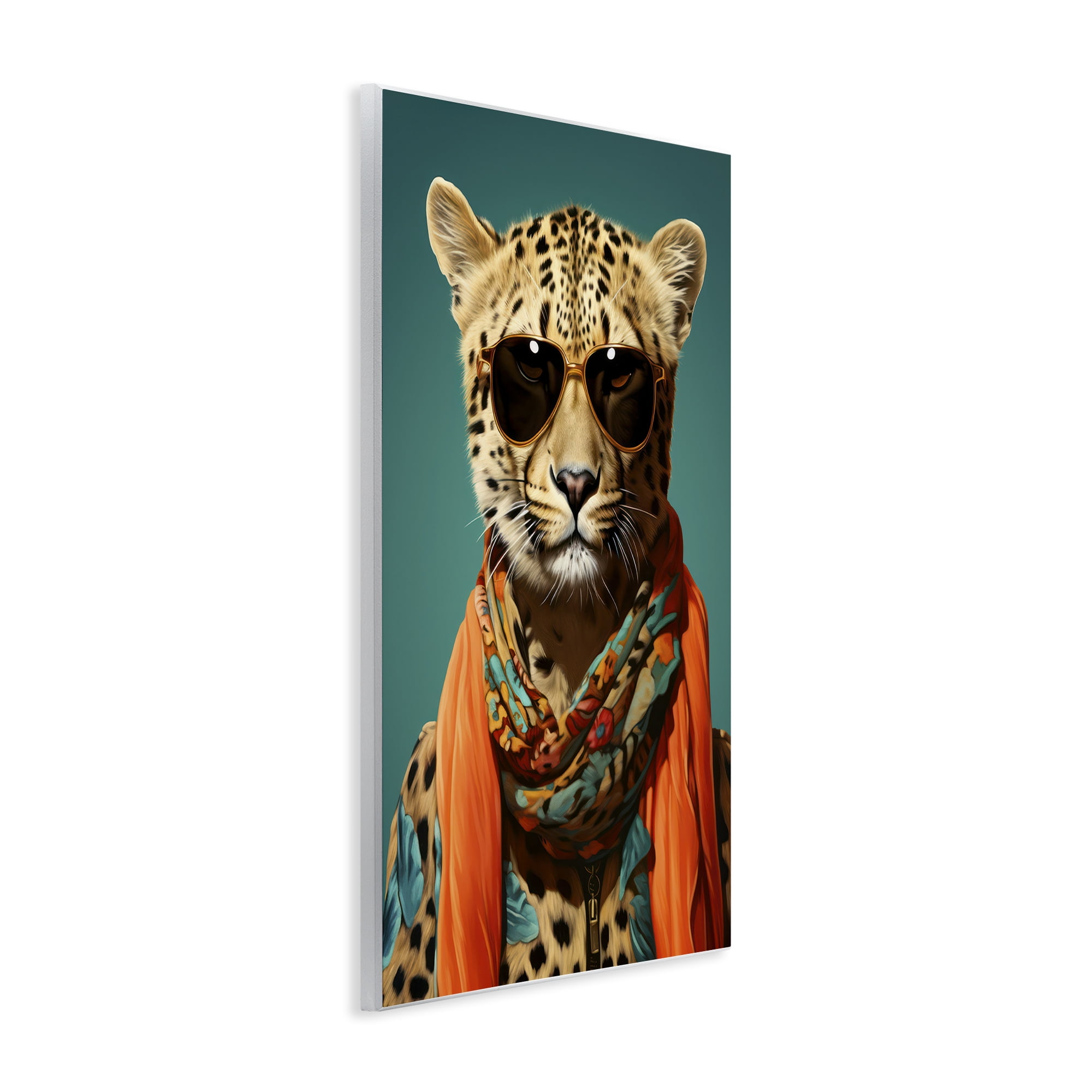 Stupell Industries Safari Glamour Leopard Wall Plaque Art, design by Andrea Haase
