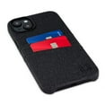 thumbnail image 3 of Dockem Card Case for iPhone 14 Plus with Built-in Metal Plate for Magnetic Mounting & 2 Pockets: Luxe M2 (Black), 3 of 10