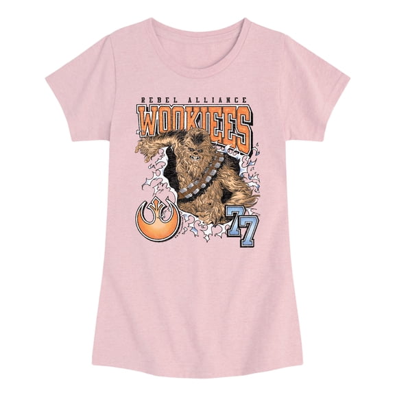 Star Wars - Wookiees - Youth Girls Fitted Short Sleeve T-Shirt