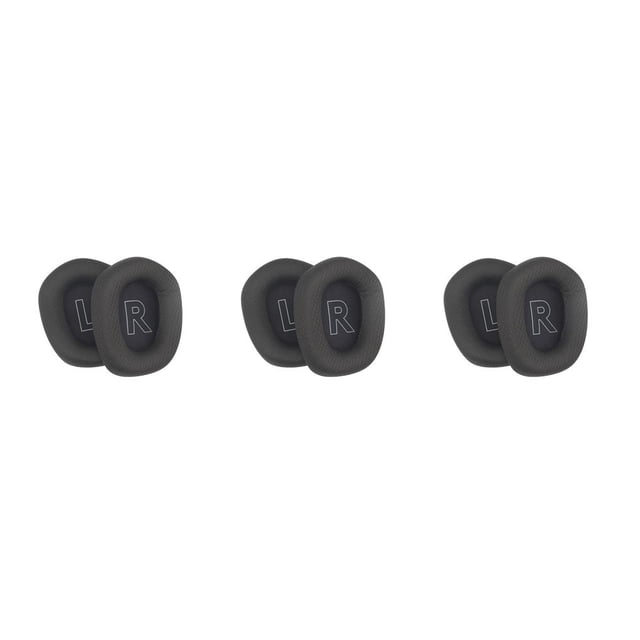 Inteprter Almohadillas para los oídos Almohadillas para los oídos Esponja de malla transpirable Cancelación de ruido Gamer Reemplazo para auriculares Type1 NO1