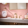 thumbnail image 5 of Moen 84504BG Lindor Brushed Gold Widespread 2-Handle WaterSense Bathroom Sink Faucet with Drain, 5 of 12