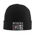 thumbnail image 2 of B-beetlejuice-gorro de punto de película de terror para hombre y mujer, gorros cálidos de invierno para fiesta de Halloween, regalos, 2 of 5