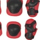 thumbnail image 5 of Equipo de protección para , rodilleras y coderas y muñequeras con correa para en patineta, - Rojo 6 piezas DYNWAVEMX protección de seguridad para patinaje de niños, 5 of 8